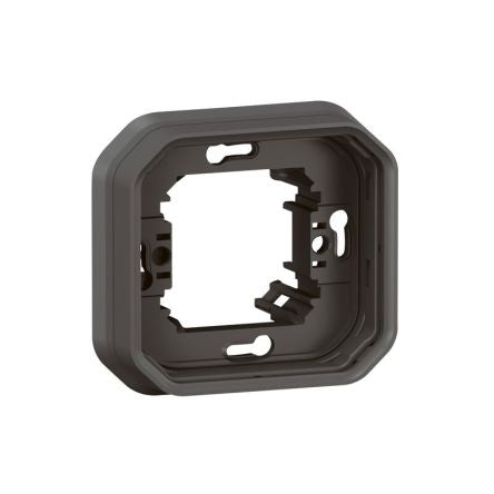 Legrand Black, Grey Light Switch Cover [069606L]; 253-8805