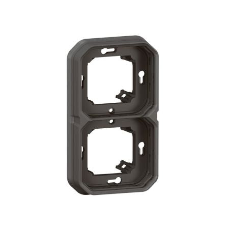 Legrand Black, Grey Light Switch Cover [069607L]; 253-8806