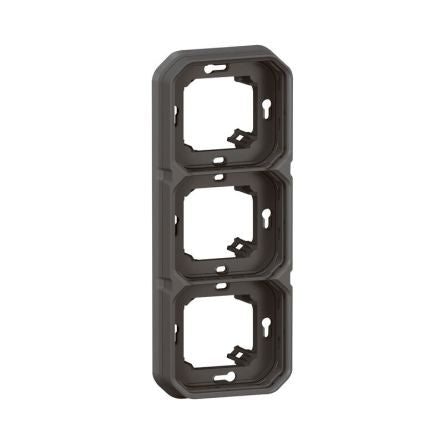 Legrand Black, Grey Light Switch Cover [069608L]; 253-8807