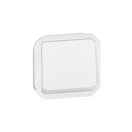 Legrand Black Push Button Light Switch, 1 Way [069616L]; 253-8816