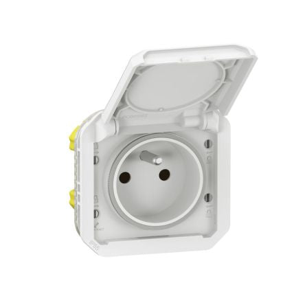 Legrand Black Plug Socket, 2 Poles, NF Socket [069621L]; 253-8820