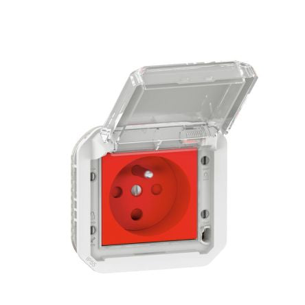 Legrand Black Plug Socket, 2 Poles, NF Socket [069623L]; 253-8822