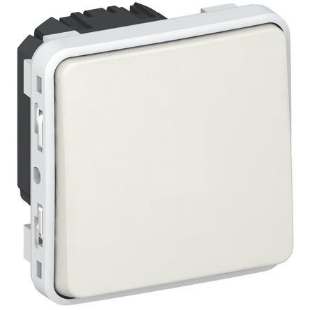 Legrand Black Push Button Light Switch, 1 Way [069631]; 253-8832