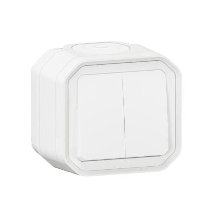 Legrand Black Push Button Light Switch, 1 Way [069755L]; 253-8907