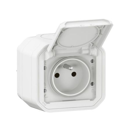 Legrand Black Plug Socket, 2 Poles, NF Socket [069781L]; 253-8918