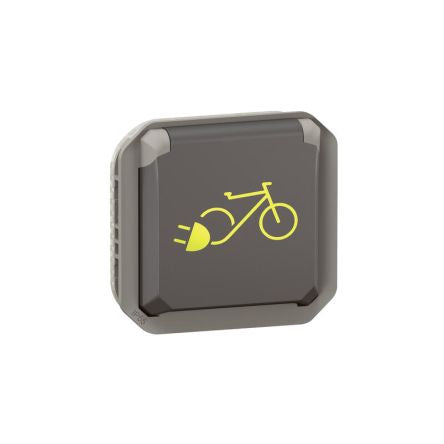 Legrand Grey Push Button Light Switch, 1 Way [069807L]; 253-8940
