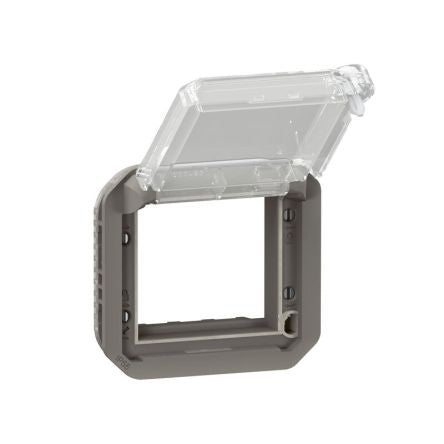 Legrand Black, Grey Light Switch Cover [069845L]; 253-8964