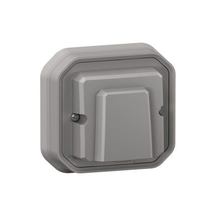 Legrand Grey Push Button Light Switch, 1 Way [069849L]; 253-8970