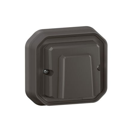Legrand Grey Push Button Light Switch, 1 Way [069878L]; 253-8981
