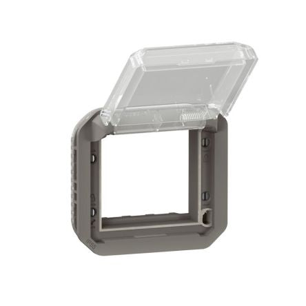 Legrand Black, Grey Light Switch Cover [069880L]; 253-8982
