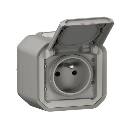 Legrand Grey Plug Socket, NF Socket [070003]; 253-9052