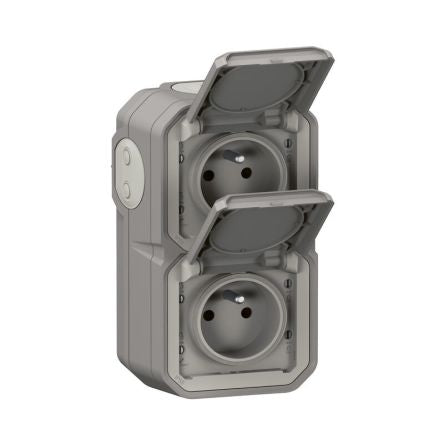 Legrand Grey Plug Socket, NF Socket [070013]; 253-9064