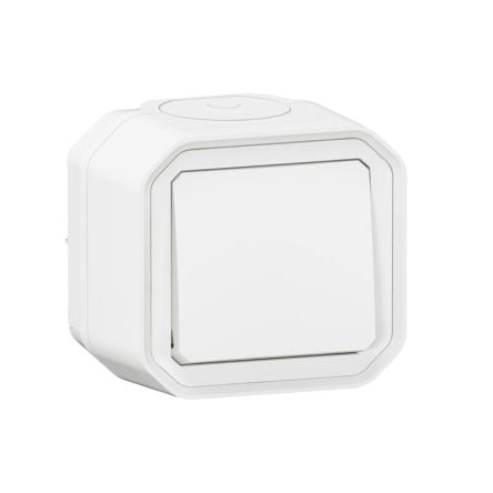 Legrand Black Push Button Light Switch, 1 Way [070022]; 253-9066