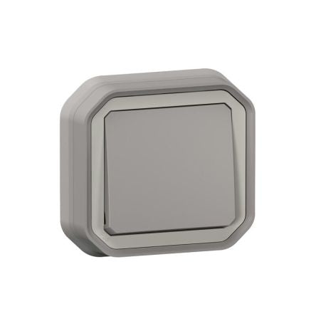 Legrand Grey Push Button Light Switch, 1 Way [070030]; 253-9074