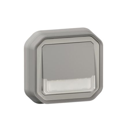 Legrand Grey Push Button Light Switch, 1 Way [070033]; 253-9078