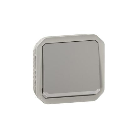 Legrand Grey Push Button Light Switch, 1 Way [070043]; 253-9089