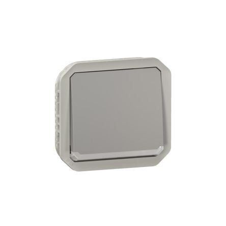 Legrand Grey Push Button Light Switch, 1 Way [070044]; 253-9090