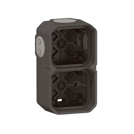 Legrand Black, Grey Light Switch Cover [070057]; 253-9104