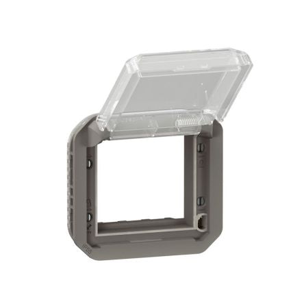 Legrand Black, Grey Light Switch Cover [070059]; 253-9107
