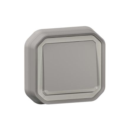 Legrand Grey Push Button Light Switch, 1 Way [070070]; 253-9119