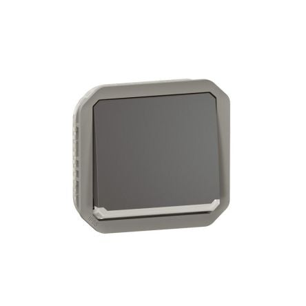 Legrand Grey Push Button Light Switch, 1 Way [070080]; 253-9126