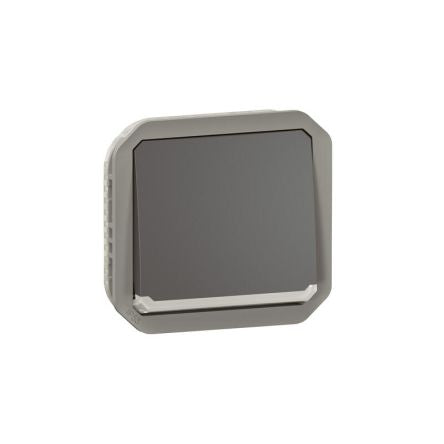 Legrand Grey Push Button Light Switch, 1 Way [070081]; 253-9127
