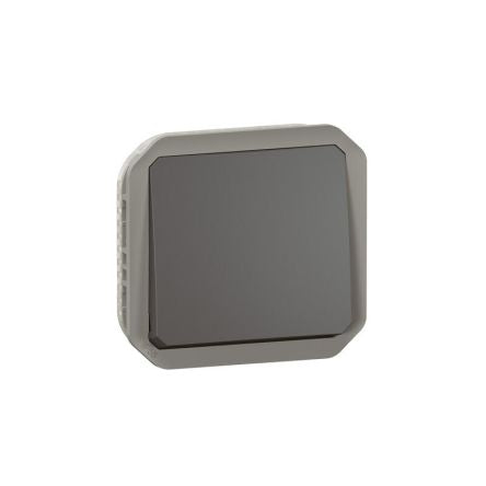 Legrand Grey Push Button Light Switch, 1 Way [070082]; 253-9129