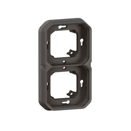 Legrand Black, Grey Light Switch Cover [070094]; 253-9133
