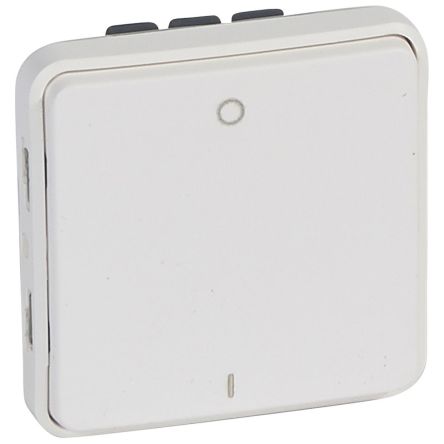 Legrand Black Push Button Light Switch, 1 Way [070727]; 253-9138