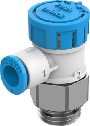 Festo VFOE Series Pneumatic Manual Control Valve, 8068728 [VFOE-LE-T-G14-Q6]; 253-9251