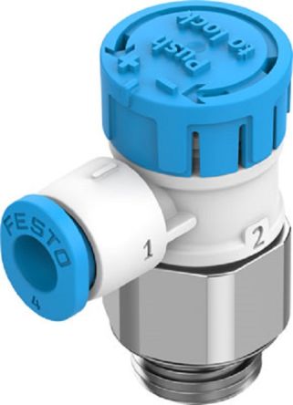 Festo VFOE Series Pneumatic Manual Control Valve, 8068725 [VFOE-LE-T-G18-Q4]; 253-9254