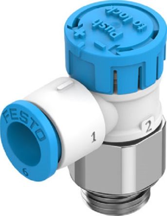 Festo VFOE Series Pneumatic Manual Control Valve, 8068726 [VFOE-LE-T-G18-Q6]; 253-9255