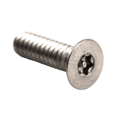 Hammond Flat Stainless Steel Tamper Proof Security Screw, M3.5 x 12mm [1550MS50T]; 253-9498