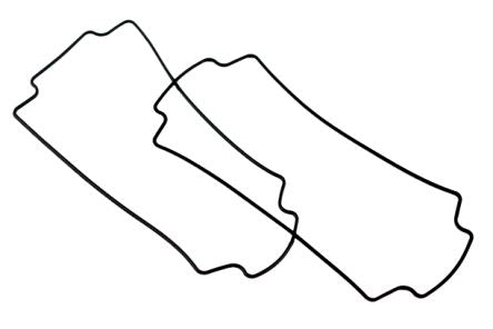 Hammond Silicone Gasket for Use with 1554 &amp; 1555 J, J2 &amp; K2 Enclosures, K [1554JGASKET]; 253-9543