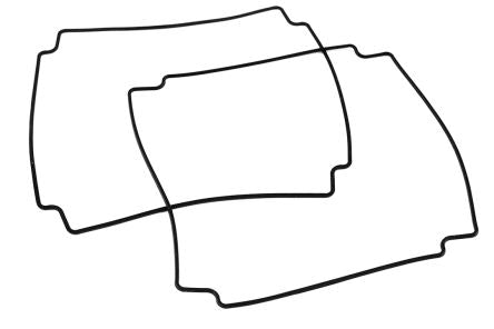 Hammond Silicone Gasket for Use with 1554 &amp; 1555 R, R2 &amp; S2 Enclosures, S [1554RGASKET]; 253-9552
