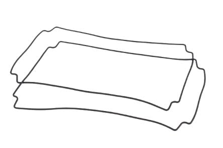 Hammond Silicone Gasket for Use with 1554 &amp; 1555 V, &amp; V2 Enclosures [1554VGASKET]; 253-9558