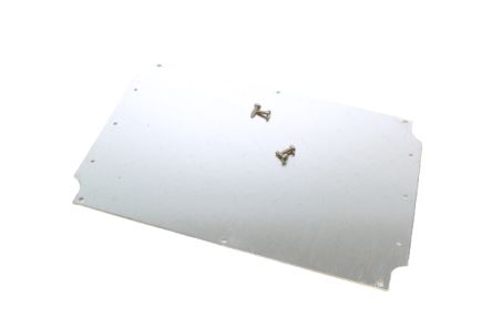 Hammond Steel Mounting Plate, 160mm W, 240mm L for Use with 1554 &amp; 1555 V, &amp; V2 Enclosures [1554VPL]; 253-9559