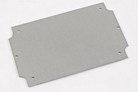 Hammond Steel Mounting Plate, 106.66mm W, 167.13mm L for Use with Flanged 1555 HF & H2F Enclosures [1555HFPL]; 253-9571