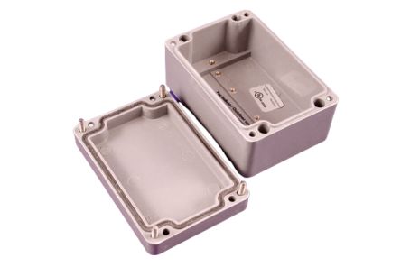 Hammond Glass Reinforced Polyester Enclosure, 110 x 75 x 55mm [1590ZGRP082]; 253-9693