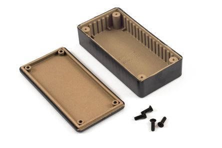 Hammond General Purpose Enclosure, 100 x 50 x 25mm [1591RABK]; 253-9700