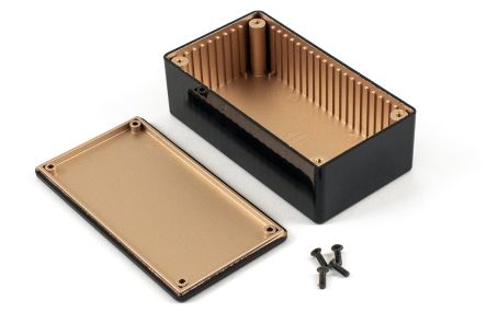 Hammond General Purpose Enclosure, 120 x 65 x 40mm [1591RCBK]; 253-9703