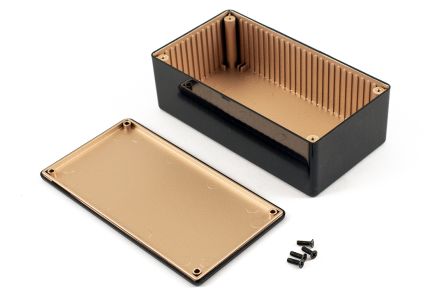 Hammond General Purpose Enclosure, 150 x 80 x 50mm [1591RDBK]; 253-9704