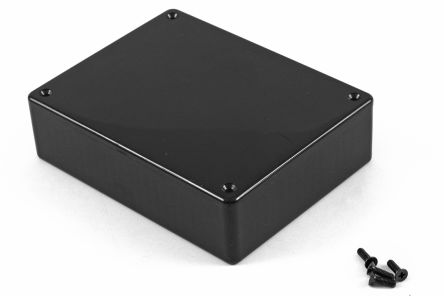 Hammond General Purpose Enclosure, 191 x 110 x 61mm [1591REBK]; 253-9705