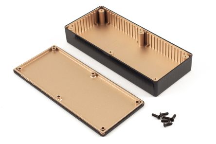 Hammond General Purpose Enclosure, 166 x 71 x 29mm [1591RHBK]; 253-9707