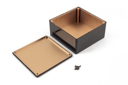 Hammond General Purpose Enclosure, 120 x 120 x 59mm [1591RUBK]; 253-9711