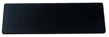 Hammond Black ABS Plastic End Panel, for Use with 1598 Series [1598PLJBK]; 253-9754