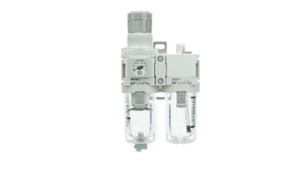 SMC AC30A Filter Regulator, 5μm, Rc 3/8, Manual, 8.5 bar [AC30A-03G-D]; 254-1456