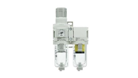 SMC AC30D Filter Regulator, 5μm, Rc 3/8, Manual, 8.5 bar [AC30D-03E-D]; 254-1465