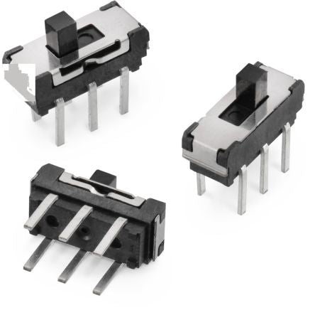 Wurth Elektronik Through Hole Slide Switch DPDT (On)-(On) 300 mA Slide [452404020202]; 254-1822