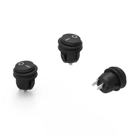 Wurth Elektronik SPST, On-Off Rocker Switch Snap-In [471006268143]; 254-1830